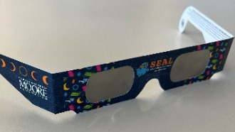 Pair of eclipse glasses